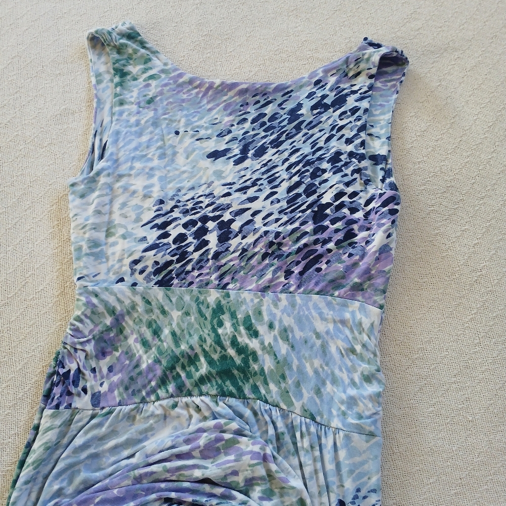 Three Dots Jersey Patterned Dress - image 8